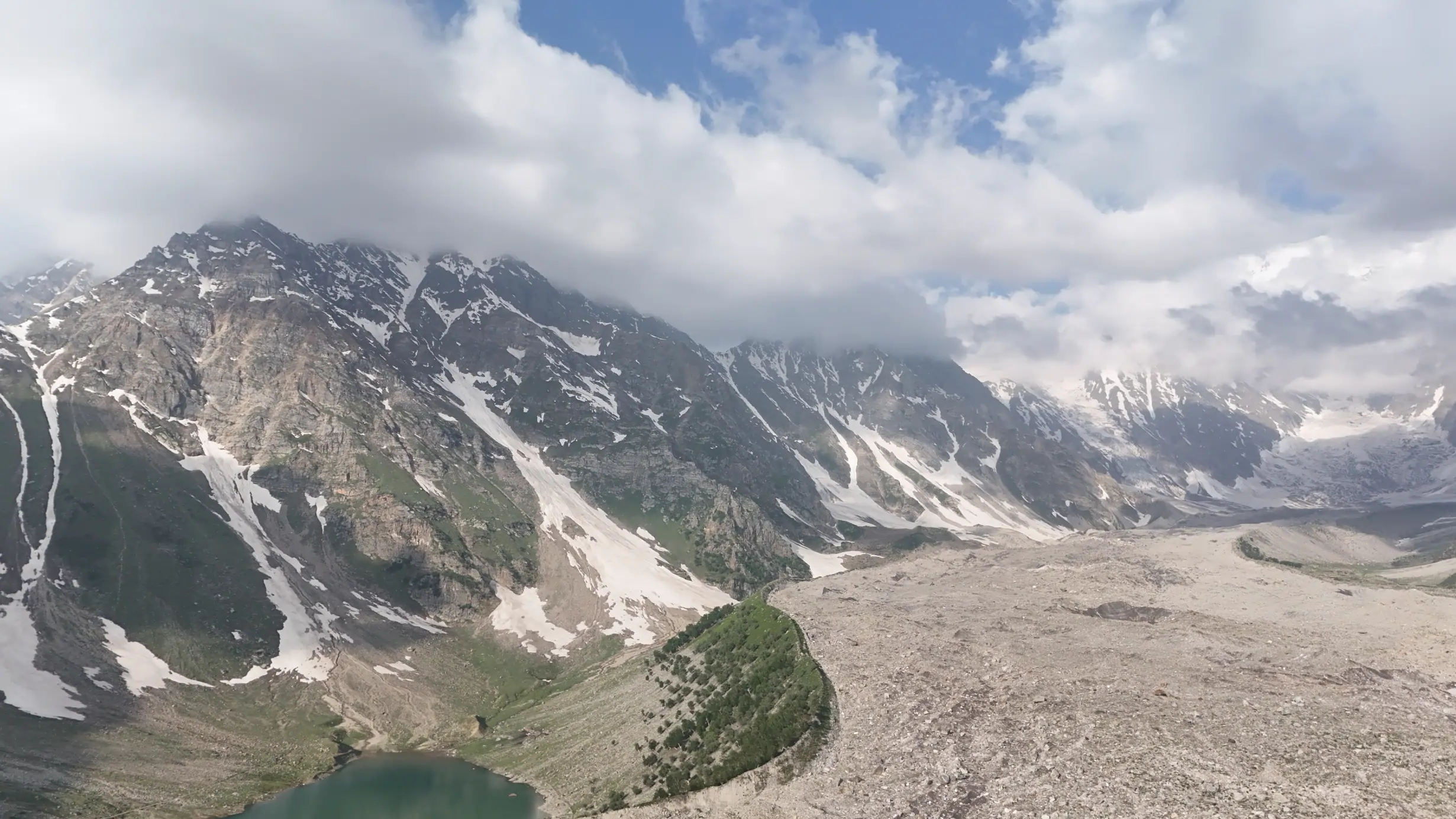 Rama Lake and Nanga Parbat in Gilgit-Baltistan